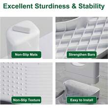 Premium Toilet Stool Squat For Adults, Non-Slip Squatting Poop Stool For Bathroom, Portable , 7 Inch Potty Foot Step - View 10