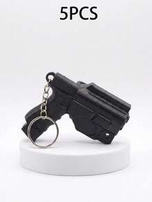 Detachable Mini Stylish Gun Model Keychain. It's Perfect For Outdoor Activities And Also A Versatile Accessory For Backpacks, Cars, And Other Items. This Creative And Novel Pendant Makes A Great Holiday/Birthday Gift. - Multicolor - View 13