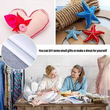 2pcs 39.3in*78.7in Iron-On Fusible Interlining, Non-Woven Lightweight Medium Weight Clothing Interlining, Polyester Single-Sided Single-Sided, Suitable For Sewing, Bags, Home Decor, DIY Crafts, Clothing Reinforcement - 2 Items - View 10