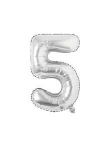 1pc 32 Inch Large Silver Number Foil Balloon, Suitable For Birthday Party Decoration, First Birthday Scene Arrangement, Atmosphere Background Decoration, Anniversary Decoration, Wedding Decoration, Valentine's Day, Mother's Day, Christmas Decoration, Indoor And Outdoor Decoration, Home Decoration, Room Decoration, Graduation Ceremony Decoration - Silver - View 11