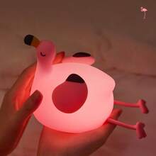 GLOOPRO Flamingo Night Light, Gift For A Girlfriend, Bedroom Decorative Light, Soft Silicone Material, 3-Level Dimming, Perfect Sleep Companion, Touch-Sensitive, USB Rechargeable, Automatically Turns Off After 30 Minutes, Children's Holiday Gift - Flamingo Night Light - View 7