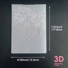 3D Embossing Folder Vintage Floral Forest Scene Embossing Template DIY Scrapbook Card Making Craft Supplies Scrapbook/Journal/Card Making Xmas Greeting Card Christmas Invitation Holiday Journal - 3D - View 20