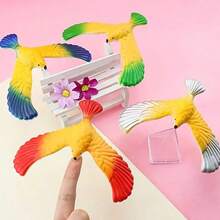 1pc Creative Balancing Bird Toy, Science Toy, Desktop Ornament, Stress Relief Toy, Balancing Toy, Used To Demonstrate Gravity Balance, Random Color - Multicolor - View 4