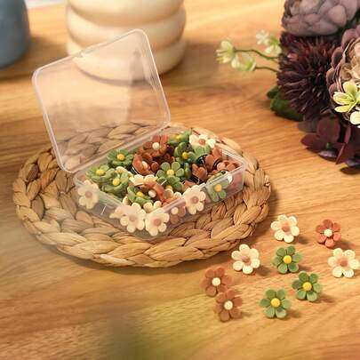 Juego de 20 chinchetas florales en tres colores - Chinchetas de resina con flores codificadas por color, ideales para tableros de anuncios y corcho. Estos suministros de oficina decorativos y prácticos son perfectos para organizar tu hogar o lugar de trabajo