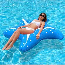 Starfish Shaped Inflatable Pool Float Lounge Chair Large Polka Dot Water Floating Bed Foldable Leak-Proof PVC Floating Bed Suitable For Beach Pool Summer Water Party - Multicolor - View 13