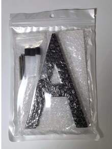 1 pieza Número de casa flotante de acero inoxidable de 6 pulgadas, placa de dirección metálica moderna de 152 mm #0-9, letrero de dirección para exteriores, número de casa metálico - Multicolor - Ver 18