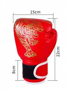 1 Pair Martial Arts Boxing Gloves - Adjustable Hook And Loop Closure, Suitable For Indoor/Outdoor Training, Youth Sports Equipmen, First Day Of School - Multicolor - View 7