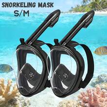 2pcs/Set Adult Full Face Diving Mask With Camera Mount, 180° Panoramic Leak-Proof Anti-Fog Diving Equipment, Beach Essential, Beach Accessory, Pool Float - Multicolor - View 19