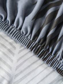 1pc Full Cover Sofa Slipcover, Modern Polyester Fabric, Machine Washable, All Season - Grey - View 7