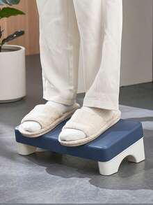1pc Adjustable Office Under Desk Footrest, Ergonomic Height Design Foot Stool - Multicolor - View 6