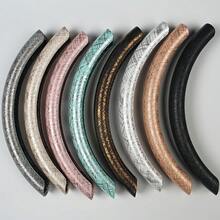 2pcs Personalized Non-Slip Steering Wheel Cover - Faux Gold Silk Fabric Pattern + Easy Installation + No Inner Ring, For Car/MPV/SUV/RV/Pickup/Van/D-Shape/O-Shape/Round Steering Wheel - Personalized Gold Thread Pattern - View 4