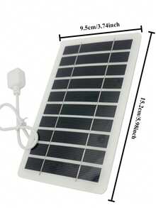 1pc Portable 2W 5V USB Solar Panel Charger, Lightweight Mini Monocrystalline Solar Power Panel For Outdoor Camping Phone Small Electronics - Solar Whiteboard - View 11