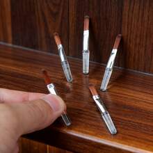 Mini Transparent Short Handle Lip Brush, Fine Lip Liner Brush For Precise Outlining, Perfect For Touch-Ups, Travel Set - Multicolor - View 2