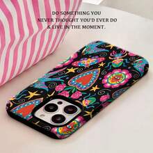 Funda para teléfono con diseño floral y animal colorido – Compatible con Samsung S26/S25/S24/S23/S22/S21,  17,  16 Pro Max,  15 Pro Max,  13,  12 y otros modelos. Fabricada con material TPU suave, es resistente a golpes, caídas y resbaladiza; resistente a huellas dactilares, a la decoloración y duradera. Una opción vibrante para regalar a familiares, amigos y seres queridos, o como un elegante accesorio para el día a día. - Multicolor - Ver 3