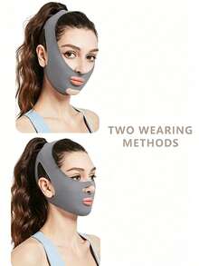 1pc Women Cat Ear Design Elastic Facial Strap, Soft Breathable Fabric Sleeping Face Band, Casual Home Daily Beauty Accessory, Available In Multiple Colors - Multicolor - View 7