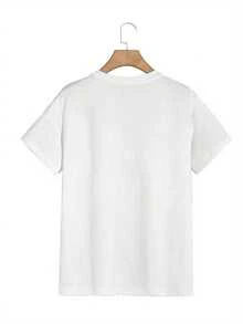 Hombres T La camisa es una prenda de verano moderna y versátil para hombres. - Blanco - Ver 2