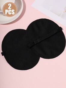 2pcs Washable Reusable Underarm Pads With Adjustable Straps, Adhesive-Free Sweatproof Armpit Protectors For Bra, Breathable Absorbent Shield Liners, Discreet Comfortable Daily Wear - A - View 6