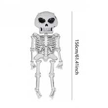 Extra Large Skeleton Balloon White Bone Frame Pattern Skeleton Balloon Day Of The Dead Halloween Decoration Balloon - Multicolor - View 8