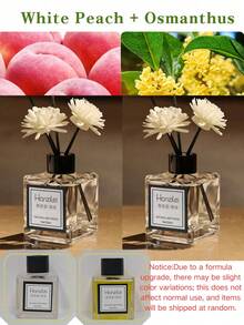1pc/2pcs 50ml Home Fragrance Oil Set, Osmanthus, Jasmine, White Peach, White Tea, Gardenia Scents, Long-Lasting And Fresh, Suitable For Bathroom, Living Room, Bedroom (Random Quantity Of Fragrance Sticks/Decorative Flowers) - 多款香型 - 查看 15