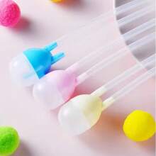 Ferramenta de Cuidado de Silicone Suave - Design Higiênico Anti-Retorno, Limpeza Confortável (Pinça e Conta-gotas Cor Aleatória), Dental, Dentes - Multicolorido - Visão 4