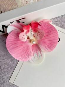 1件女款新款甜美蝴蝶蕾絲側邊髮夾髮飾 - 彩色 - 查看 17