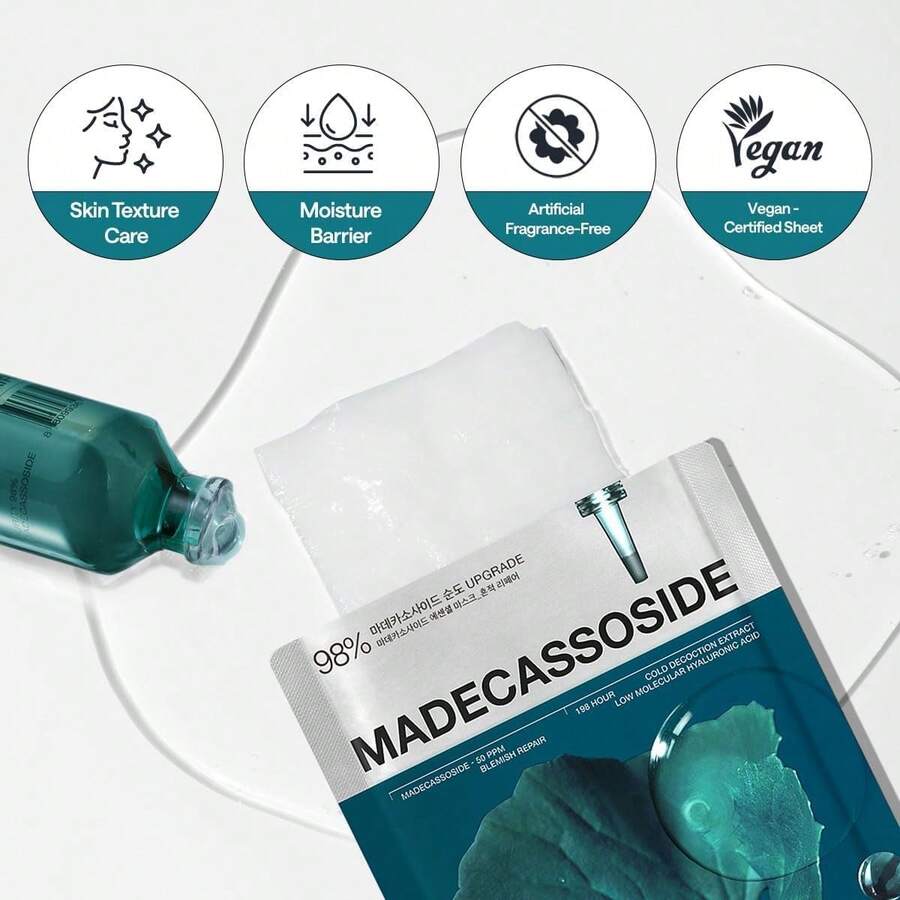 MEDIHEAL – Madecassoside Essential Mask Sheet - Madecassoside Essential Mask Set, 10 Pieces - Madecassoside - 查看 1