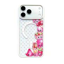 Shopkins Cartoon Print Phone Case, Sleek Magnetic Clear Casing, Suitable Cover For Iphone 17 Phone Case 16 Pro Max 15 Plus 14 13 12 11 And  S26Ultra S25Plus S24 S23 S22 - Pink#2 - View 8