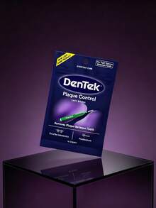 Dentek Plaque Control EASY BRUSH 超迷你牙刷 16入,超細刷毛適用狹窄空間,去除牙菌斑,溫和呵護牙齦,防滑手柄,適合隨身攜帶使用 - 紫色 - 查看 7