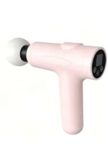 AXH. 1pc Customized High-Intensity Percussion Massage Gun With Rechargeable Battery, Full Body Massager, Muscle Relaxation, Same As Celebrity Model - Pink - View 7