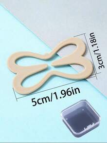 3pcs/Set Sujetador sin tirantes antideslizante con lazo, diseño elegante de espalda cruzada, tirantes de hombro antideslizantes de plástico, lencería invisible con broche desmontable - Multicolor - Ver 17