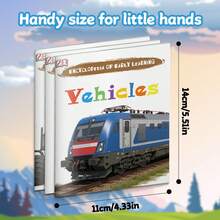 Encyclopedia Of Early Learning Set | Vehicles + Truck + Tractor | Early Learning Picture Vocabulary Books | Transportation & Vehicle Recognition | Screen‑Free Read‑Aloud Gift For Toddlers & Preschoolers - Vehicle Recognition - View 5