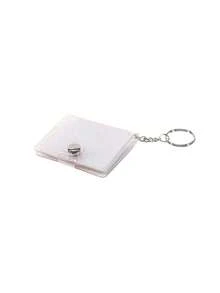 1Pc Mini 2-Inch Inset Photo Album With Keychain,ID Photo Graduation Card Storage Album,Portable Pocket Picture Holder For Photo Collecting,Gift - Multicolor - View 14