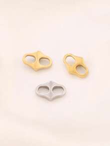 3pcs Stainless Steel Irregular Charms Geometry Pendant Accessories For Necklace Bracelet DIY Jewelry Making Findings - Pendants - View 5