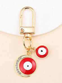 1pc/3pcs/6pcs Evil Eye Pendant Keychain, Creative Car Hanging Decor, Bag Charm, Small Gift For Friends And Besties, Unique And Exquisite Backpack Charm, Suitable For Back To School Season Gift, Graduation Season Gift, Halloween Gift, Easter Gift, Gift For Friends - Multicolor - View 9