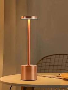 1 pieza Lámpara de escritorio LED táctil, 3 modos de color ajustables, recargable por USB, luz de lectura portátil con protección ocular, adecuada para oficina, estudio, mesita de noche, bar, sala de estar y mesa de comedor, decoración de habitación, decoración de dormitorio, luz LED - Varios estilos - Ver 11