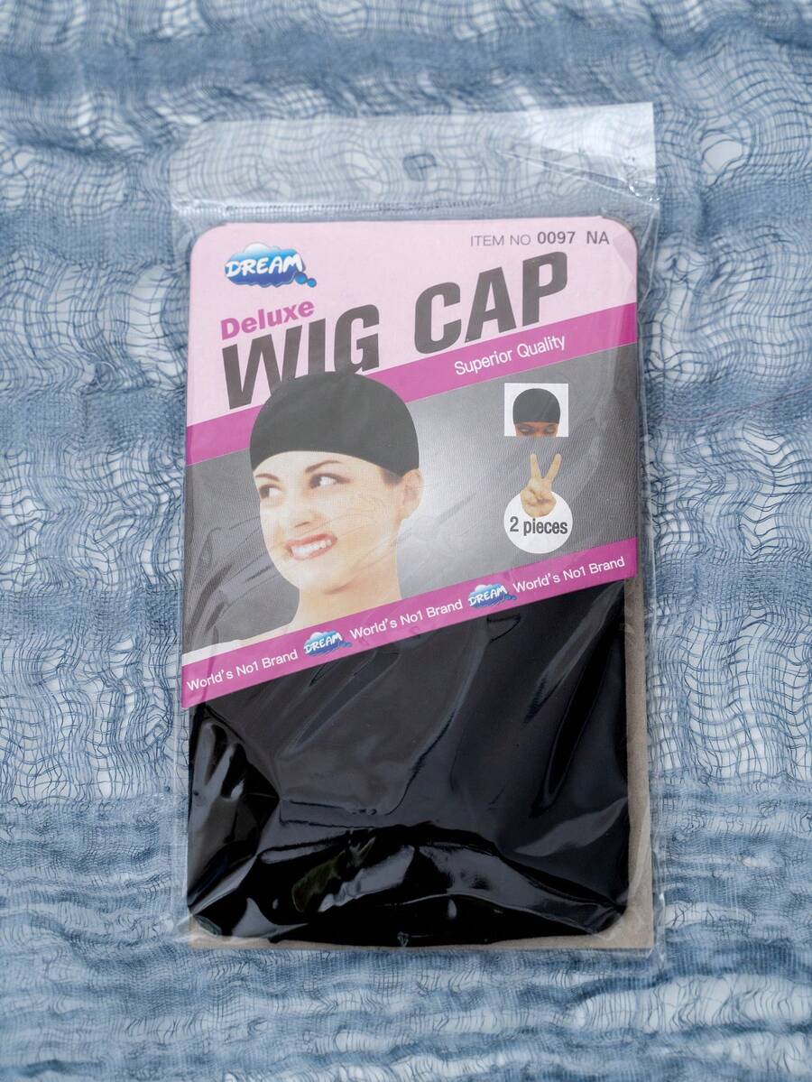 alicegarden 1 pieza Redecilla negra para peluca de 6 pulgadas, accesorio para el cabello - Negro - Ver 1