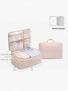 Travel Compression Storage Bags, Breathable Mesh With Ventilation, Underwear, Socks And Clothing Luggage Organizer, Suitable For Back To School And Independence Day - Multicolor - View 15