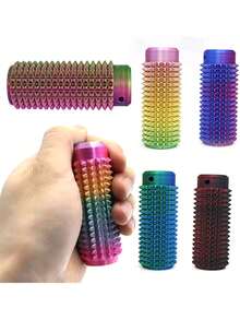 3D Printed Spiky Squeeze Toy, 14+ Stress Relief Toy - Multicolor - View 2