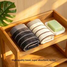 1/3/6/8pcs Towels, Multiple Colors, Minimalist Floral Pattern, Rectangular 13.38*29.52 Inches, Unisex, Suitable For Couples And Adults, Face Washing, Hand Wiping, Home Use, Quick Drying, Soft And Non-Fading, Suitable For Bathroom, Hotel, Gym, Travel, Kitchen, Hair Salon, Beauty Salon - Mixed color outfit - View 2