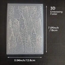 3D Embossing Folder Vintage Floral Forest Scene Embossing Template DIY Scrapbook Card Making Craft Supplies Scrapbook/Journal/Card Making Xmas Greeting Card Christmas Invitation Holiday Journal - 3D - View 21