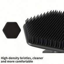Men's Beard Brush, Gentle Exfoliation, Soft Bristle Design Enhances Shaving Experience, Deep Cleansing Care Tool With Lightweight Skin Massage Function - Ergonomic Design Makes Shaving More Convenient And Smooth, Suitable For Daily Use. Great Choice For Valentine's Day, Birthday Gift For Boyfriend And Family. - Multicolor - View 6