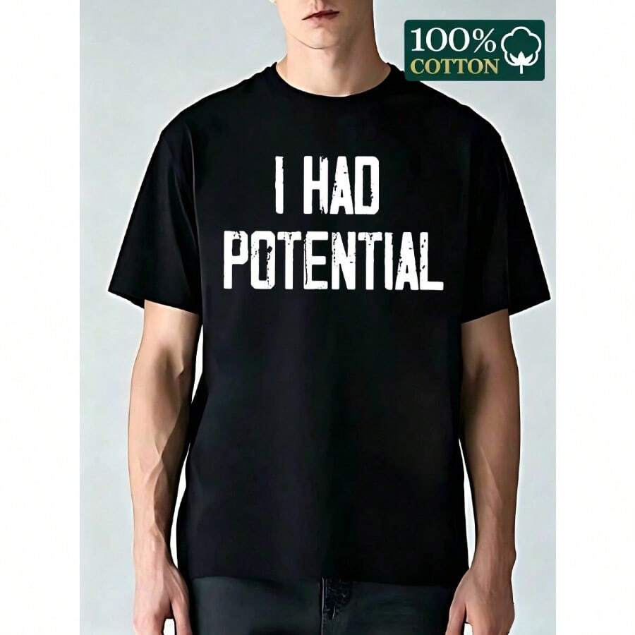 Men T-Shirts - 黑色 - 查看 1