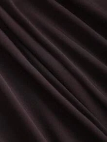 Mono de tirantes finos con decoración metálica, unicolor, sin mangas, ajustado, para uso casual diario en verano - Negro1 - Ver 4