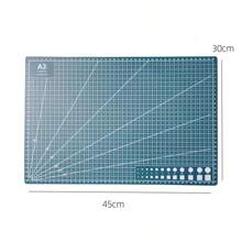 1 pieza Alfombrilla de corte multifuncional de escritorio de tamaño A3 con impresión a doble cara, color aleatorio, colorida, para manualidades DIY - 1 unidad, impresión a doble cara, colores aleatorios, tamaño A3. - Ver 2