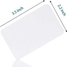 100pcs/50pcs/10pcs Premium White Blank Business Cards 3.5x2.2 Inch Small Blank White Cardstock Memo Cards Kraft Paper Business Cards - View 6