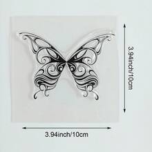Transparent Silicone Stamps, DIY Scrapbooking Decoration, Collage Photo Album Greeting Card Making, Vintage Floral Forest Aesthetic Animal Patterns - Abstract - View 17