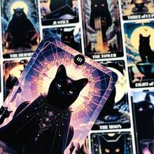 Black Cat Tarot Shadowy Cat Deck Feline Deck 78 Pcs Tarot Cards Based On Rider Waite System For Beginners - Multicolor - View 8