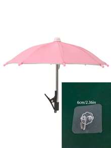 Shading Phone Umbrella For Sun With Flexible Clip To Block Direct Sunlight Compact Outdoor Phone Sun Shade Shield For Motorcyclists And Hikers Handy Mini Umbrella For Phone Perfect For Park Relaxing Summer Travel Beach Umbrella Vacation Essentials - Cell Phone Umbrella - View 11