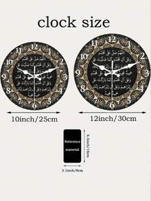 [Home Decor Round Wall Clock]1pc - Available In 10-Inch And 12-Inch Sizes. A Silent Round Wall Clock, Perfect For Decorating Bedrooms, Kitchens, Living Rooms And Other Home Environments, Also An Excellent Gift Choice. - 1PC - 查看 7
