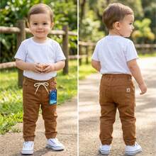 Baby Jogger Jeans With Elastane Size 1 To 12 Months Available - 駝色 - 查看 7